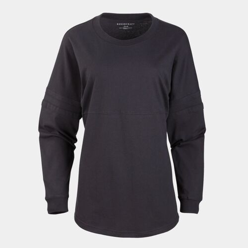 Women's Pom Pom Long Sleeve Jersey T-Shirt Thumbnail