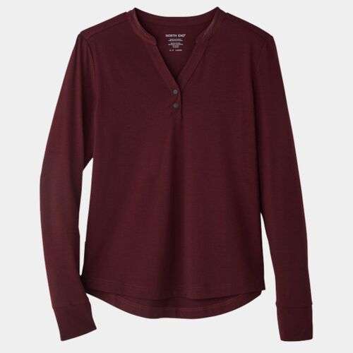Women's JAQ Stretch Performance V-Neck Snap Pullover Thumbnail