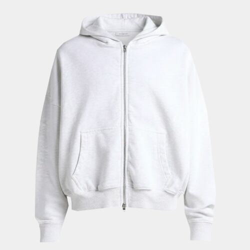 Unisex Garment-Dyed Cropped Full-Zip Hooded Sweatshirt Thumbnail