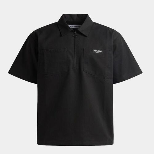 Unisex Work Heavyweight Quarter-Zip Short Sleeve Shirt Thumbnail