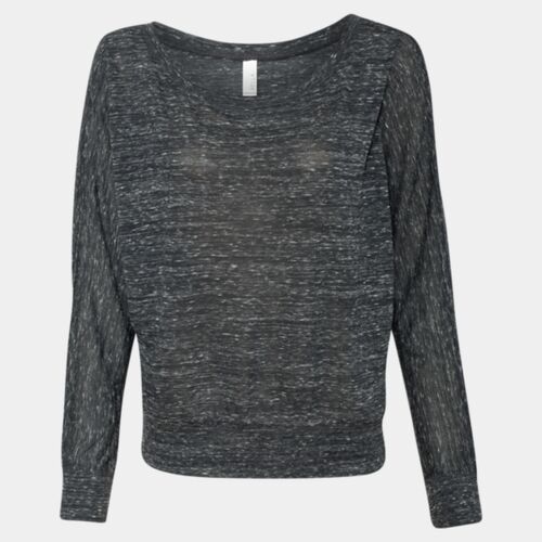 Women’s Flowy Off Shoulder Long Sleeve Tee Thumbnail