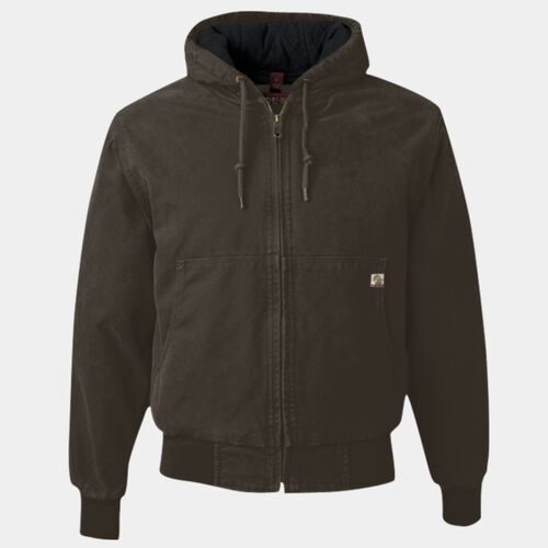Men's Cheyenne Boulder Cloth™ Hooded Jacket with Tricot Quilt Lining Thumbnail