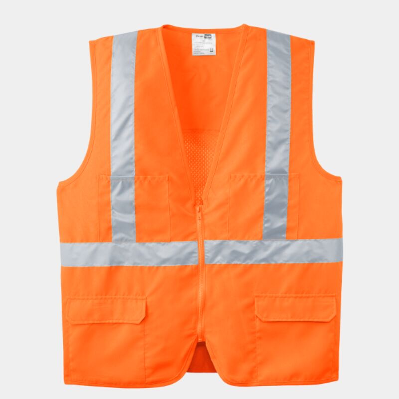 Ansi 107 Class 2 Mesh Back Safety Vest Thumbnail