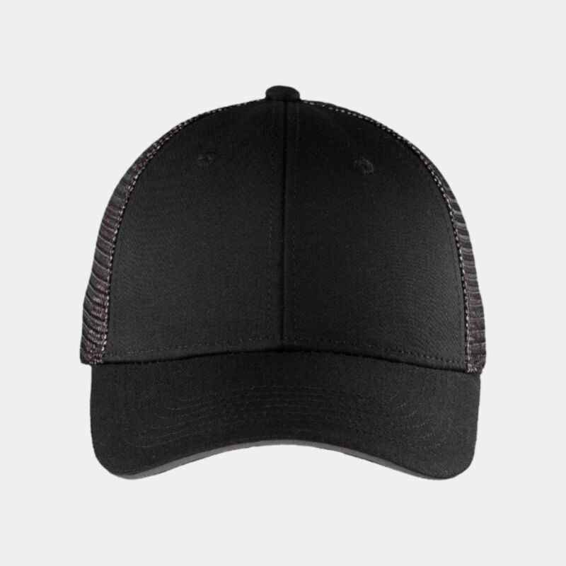 Double Mesh Snapback Sandwich Bill Cap Thumbnail