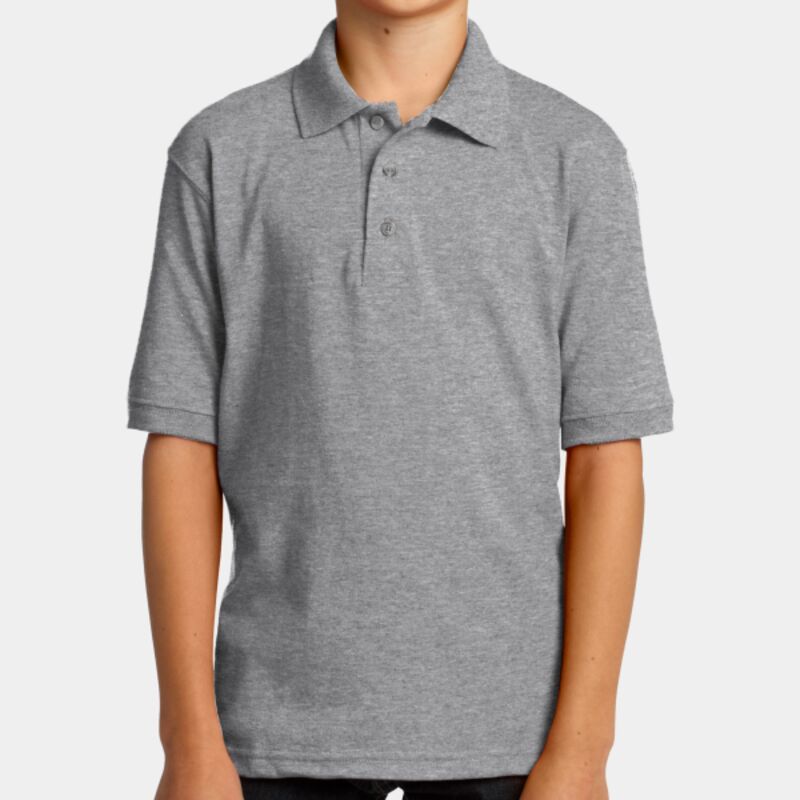Youth Core Blend Jersey Knit Polo Thumbnail