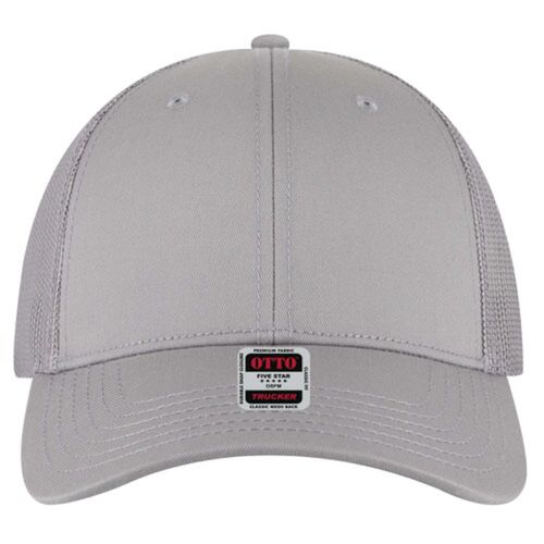 OTTO CAP Cotton Blend Twill 6 Panel Low Profile Mesh Back Trucker Hat Thumbnail