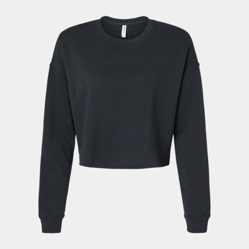 Women's Lightweight Crop Crew Pullover Thumbnail