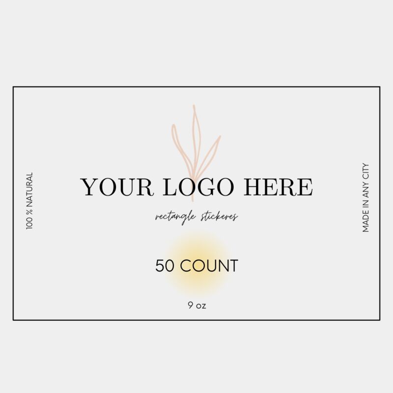 50 Rectangle Sitckers Thumbnail