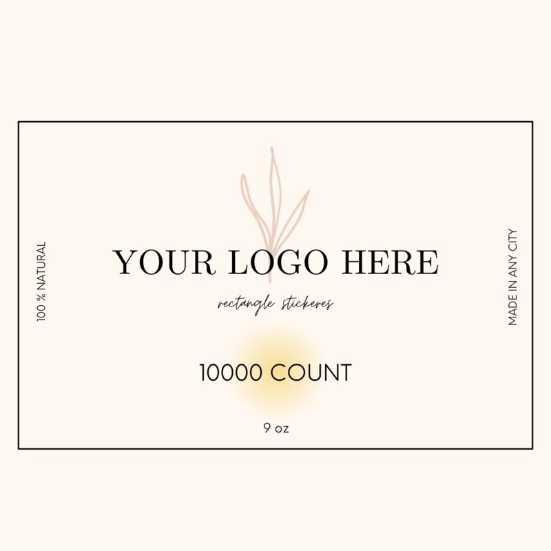 10000 Rectangle Sitckers Thumbnail