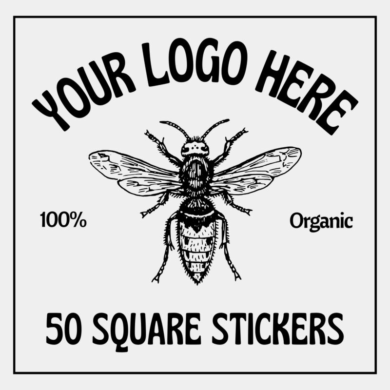 25 Square Sitckers Thumbnail